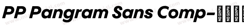PP Pangram Sans Comp字体转换